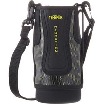 일본직발송 4. 써모스(THERMOS) 써모스 교체용 부품 스포츠 보틀(FFZ -801F)용 핸디 파우치 블랙 옐로우 B, One Size_One Color, One Size_One Color