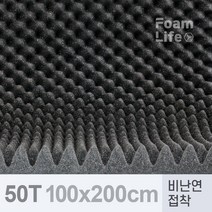 방음재 방음스펀지 비난연 접착 50Tx1000x2000