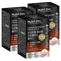 뉴트리딘 프리미엄 항산화 프로폴리스 플러스, 60캡슐, 3개