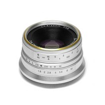 7Artisans 25mm F1.8 수동 렌즈 APS-C 소니 E 용 실버