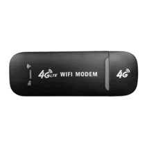 휴대용 와이파이 공유기 무선 해외 여행용 4G LTE USB 동글 150Mbps 모뎀 스틱 WiFi 어댑터 카드 라우터 Adapte, 없음, 3.Black