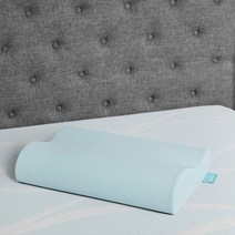 템퍼페딕 베개 에르고 넥 펌 서포트 미디엄 프로파일 화이트, Medium Cooling, Pillow