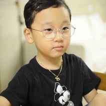 유아용 블루라이트 차단 원형 안경