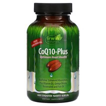 Irwin Naturals CoQ10-Plus 액상 소프트젤 60정