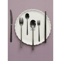 브런치 카페 무광 테이블 커트러리 양식기 홈파티 나이프 집들이 카페포크, 로즈골드젓가락