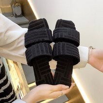 어그샌들 플러스 사이즈 모피 기질 디자이너 신발 여성 패션 슬리퍼 트렌드 캐주얼 슬라이드 플립 샌들 도