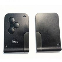 3 버튼 433Mhz ID46 PCF7947 칩 르노 메간 2 경치 좋은 카드 II 용 비상 스마트 원격 자동차 키, 10pcs
