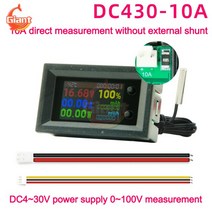 [JS] 디지털 전압계 다기능 테스터 전력 계량기 에너지 주파수 10A DC4 ~ 30V, 01 10A