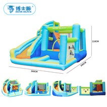 에어바운스 놀이터 실내 미끄럼틀 실외 가정용 야외 놀이공원 풍선 슬라이스 [유니, 11 73003【워터캐슬】 3.6x