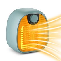 1000w 전기 히터 홈 데스크탑 팬 난방 따뜻한 공기 송풍기 휴대용 팬 히터 스마트 온도 제어 뜨거운 공기 송풍기, 녹색 1000w, 유럽 ​​연합