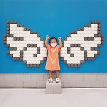 전시인테리어 모자이크데코블럭 DIY 인테리어블럭 디자인블럭, 화이트