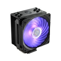쿨러마스터 Hyper 212 Black Edition RGB CPU 에어 쿨러 SF120R 팬 아노다이징 건메탈 블랙 브러시드 니켈 핀 AMD Ryzen/인텔 인텔 LGA1700/, Hyper 212 BE RGB (LGA1700)_4 H