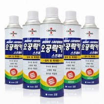 스케이트보드꾸미기용 페인트스프레이 셀프리폼 DIY 간판만들기 간편도색 색칠놀이, 오공락카 투명
