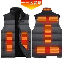 2022년 남자 스노우 보드복 상의 난방 조끼 충전 전기 난방 따뜻한 재킷 야외 캠핑 하이킹 따뜻한 사냥 재킷