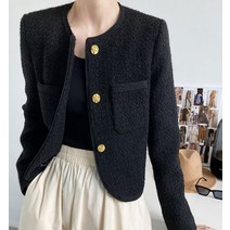 여성용 기질 캐주얼 숏 재킷