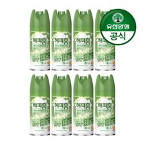 유한양행 [본사직영] 해피홈 아웃도어 에어로솔 모기 진드기 기피제 150mL, 8개