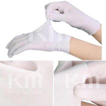 고무장갑용 습진방지 얇은 땀흡수 속장갑 10p 크린룸 가벼운 클린룸