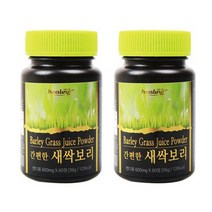 힐링 100%리얼 국내산 새싹보리 보리새싹 착즙 분말 정 60정X2통 철분 칼륨 식이섬유 순수어린보리순 섭취가간편 곱고 부드러운분말 화학첨가물무첨가 국물 탕 찌개 다양한요리활용 구수한맛과향 안전한식품 엽록소 클로로필 폴리코사놀 루테올린 사포나린 비타민c 베타카로틴, 2통, 600mg