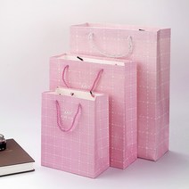 고급쇼핑백 선물용종이가방 리유저블백 직사각쇼핑백, 대 - 블루