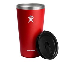 Hydro Flask 올 어라운드 텀블러 루파인 28온스, 28 Oz Black Lid, Goji