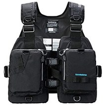 시마노 시마노 SHIMANO VF068T 낚시 구명 조끼 남친선물, 블랙