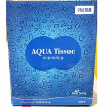 업소용 식당 식자재 물티슈 아쿠아 코인형 500입 X4, 상세 설명 참조