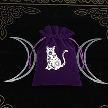 나비 타로 식탁보 보드 게임 카드 놀이 가방 룬 별자리 마녀 점술 졸라 매는 끈 벨벳 보관 126444, 13x18cm, 스타일 15