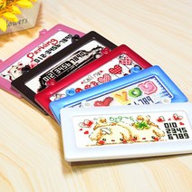 더스티치 십자수패키지 주차번호판 DIY만들기세트 실포함, Type1 하트번호판주차-빨강, 1set