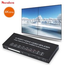 aux오디오 2x2 TV 비디오 월 컨트롤러 프로세서 스플라이서 IR RS232 포함 4K 1x2 1x3 1x4 2x1 3x1 4x1 HDMI 오디오 믹서 스피커 악기 스테레오, 02 With battery, UK Plug