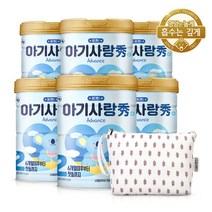 뉴 아기사랑 수 분유 2단계 750g, 6개