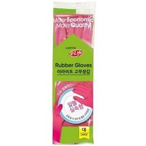 롯데 고무장갑 핑크, 1개