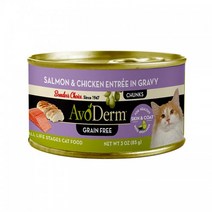 아보덤 그레인프리 연어&치킨 캔 85g, 12개