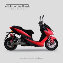 지에스모터스 전기이륜차 티아이(TI)전기스쿠터 (100대 10만원 이벤트), 레드