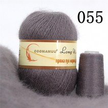 자이언트얀 밍크 캐시미어 혼합 원사 50g 20g 긴 머리 손 스레드 크로 셰 카디건 스카프 Sof, [63] 055