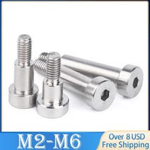 10pcs M3 M4 M5 M6 M8 M10 M12 304 A2 스테인레스 스틸 육각 육각형 소켓 캡 헤드 숄더 롤러 베어링 나사 볼트 인장, [02] d3-M2.5 x10pcs, [01] 3mm, 02 d3-M2.5 x10pcs_01 3mm