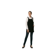 요들/핑클 숏 미니 앞치마/YA066/미용/미용실/가운/유니폼/폴리에스테르100%, YA066 블랙