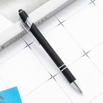 20 개/몫 사용자 지정 매트 볼펜 크리 에이 티브 스타일러스 터치 펜 22 색 쓰기 Ballpen 편지지 Office 학, 01 1