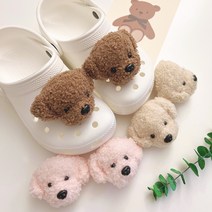 뽀글이 푸들 신발 파츠 슬리퍼 실내화 장식 악세사리