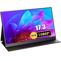 휴대용모니터 17인치 4k 15인치 oled 10인치 32인치 터치모니터 휴대용 모니터, fhd 1080p, au 플러그