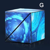 적 3D 매직 마그네틱 큐브 퍼즐 다양한 변경 가능한 핸드 플립 안티 스트리트 감압 릴 리버 릴리프 피지 장난감, [06] G