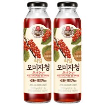 백설 리얼 오미자청, 310ml, 2개
