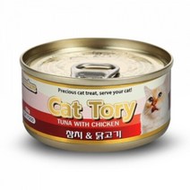 [캣토리]캣토리 고양이 캔 참치닭고기 80g, 단일속성