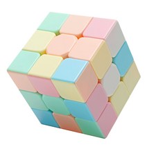 미니플 마카롱 매직큐브 파스텔 미니 큐브 2X2 3X3 4X4 5X5 33 44 333 444, 큐브 3X3