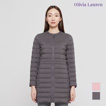 올리비아로렌 올리비아로렌 네크비죠장식 다운 경량 점퍼_VOBKDWSC411