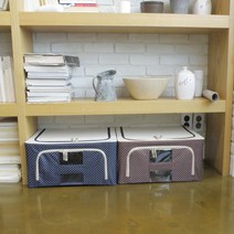 대형 포시즌 리빙박스 2P (6가지 사이즈), 포시즌리빙박스66리터(브라운)2개, 포시즌리빙박스66리터(브라운)2개