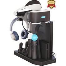 일본직발송 1. FISOUND PSVR · PLAYSTATION 4 · PS4 PRO · PS4 SLIM 다기능 수직 스탠드 PLAYSTATION4 무, One Size_One Color, 상세 설명 참조0