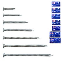 제일 콘크리트용 철못 100g 25 38 50 63 75 90 100mm 로링 나선형 철물 공구 공사 고정, ( 25mm )