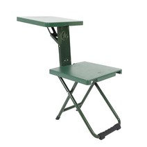 아웃도어 접이식 다기능 휴대용 책걸상 책상의자 일체형 Q1, 그린