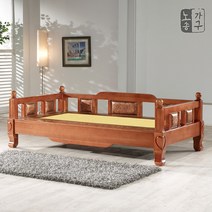 [노송가구] 사라 원목 생황토 전통한지 흙소파 싱글 S