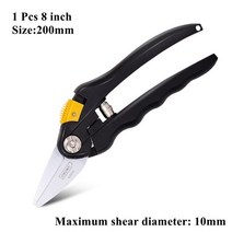 전지가위 Pruner 정원 도구 전문 농업 전정 가위 접목 과일 나무 예방 접종 Secateurs 가지 치기 절단 칼, 09 9